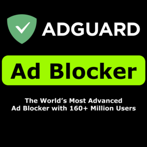 AdGuard Ad Blocker Premium Family Key (Perpetual License / 9 Devices)