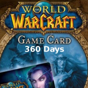 World of Warcraft 360 DAYS Pre-Paid Time Card US