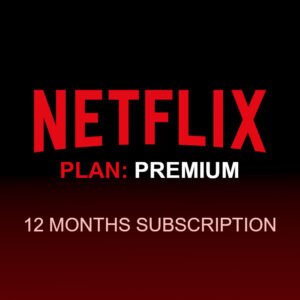 Netflix - 12 Months Premium Plan Subscription Account